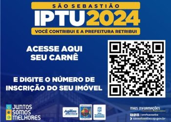 IPTU em São Sebastião: vencimento da primeira parcela e cota única com 20% de desconto até 10 de janeiro