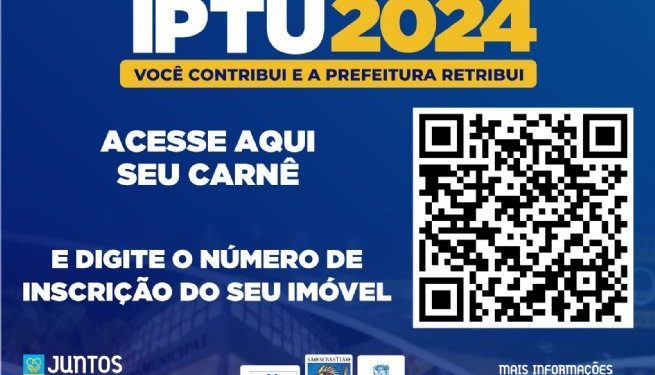 IPTU em São Sebastião: vencimento da primeira parcela e cota única com 20% de desconto até 10 de janeiro