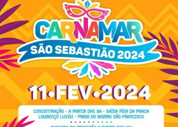 Vem aí o Carnamar São Sebastião 2024, o maior evento de Carnaval no mar do Estado de São Paulo