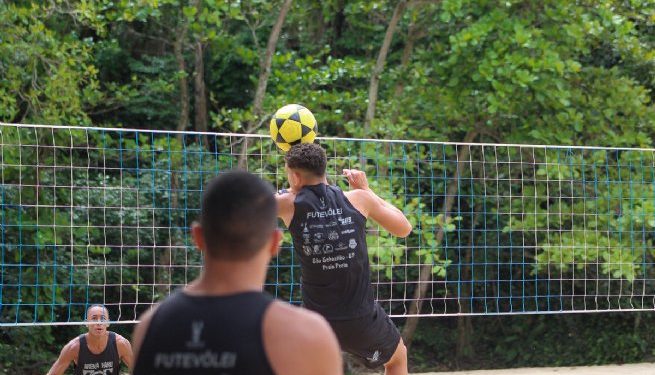 1ª Etapa do Circuito de Futevôlei Sebastianense é uma das atrações das Arenas Esportivas de São Sebastião Verão 2024