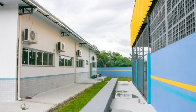Obras de ampliação e reforma da Creche da Enseada avançam em São Sebastião