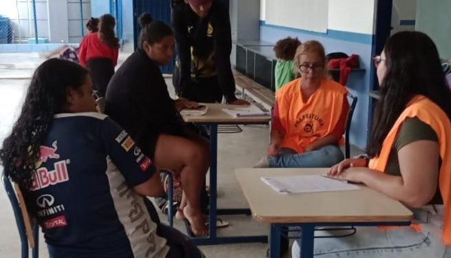  13 famílias continuam abrigadas em escolas municipais por conta das chuvas