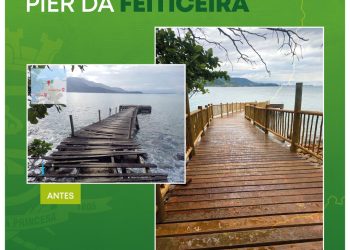 Píer da Feiticeira é reformado e liberado para uso em Ilhabela