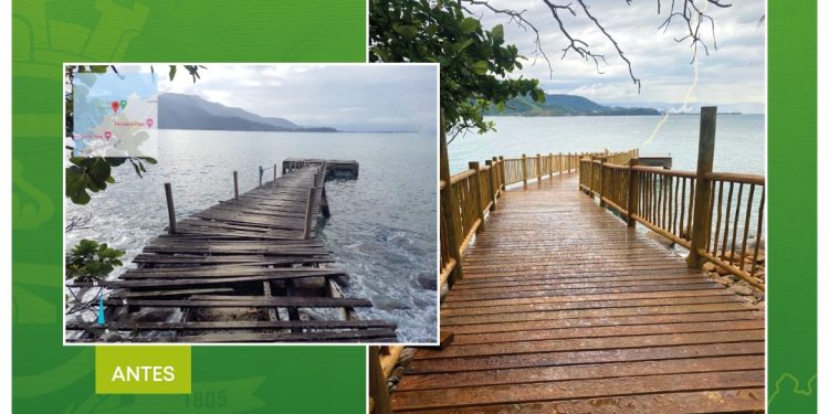 Píer da Feiticeira é reformado e liberado para uso em Ilhabela