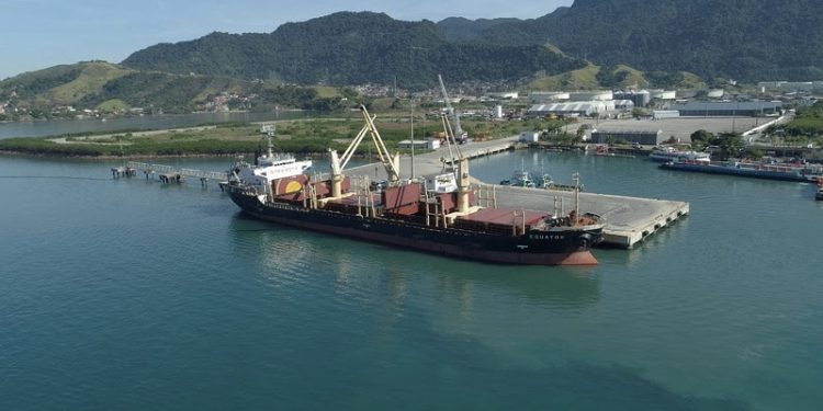 Porto São Sebastião bate novo recorde de movimentação de cargas