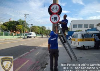Departamento de Trânsito limita tráfego de caminhões pela faixa da direita na Avenida Guarda Mor