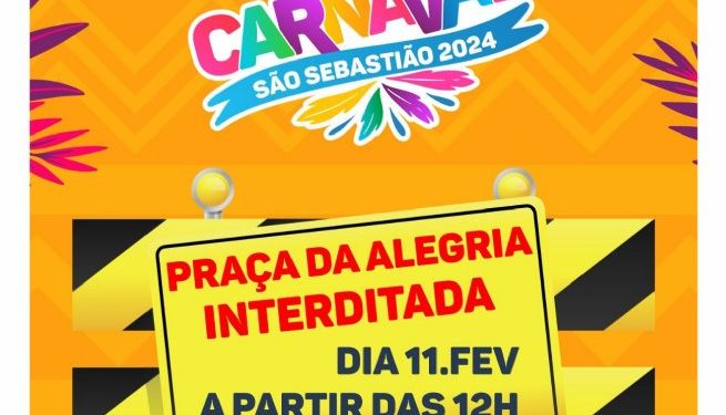 Prefeitura informa interdições de ruas no Centro e Costa Sul, por conta das festividades do Carnaval