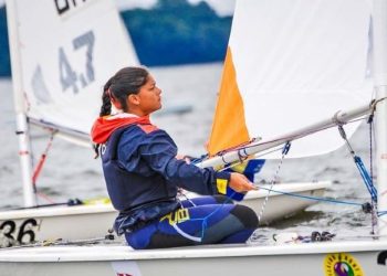 Jovens velejadores sebastianenses conquistam resultados positivos no Campeonato Brasileiro da Classe ILCA 2024