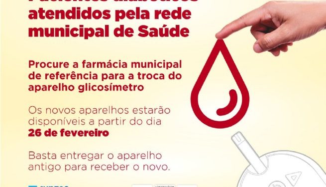 Pacientes da rede municipal de Saúde de São Sebastião que utilizam glicosímetro devem trocar o aparelho a partir de segunda-feira