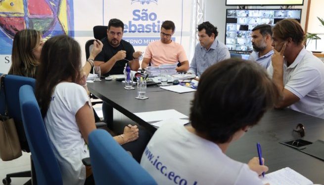 Prefeito Felipe Augusto recebe representantes do Instituto Conservação Costeira (ICC)