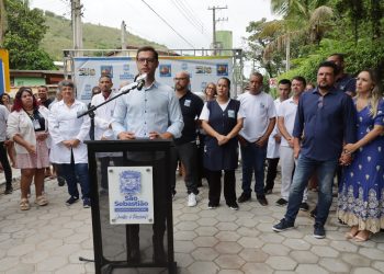 Vice-prefeito Reinaldinho entrega primeira unidade de saúde da história no bairro de Paúba, na Costa Sul de São Sebastião