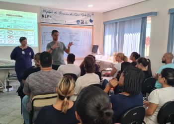 Novos funcionários do Hospital de Clínicas de São Sebastião são recepcionados pelo vice-prefeito Reinaldinho