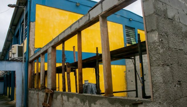 Prefeitura de São Sebastião constrói mais duas salas de aula na EM Prof. Antonio Luiz Monteiro, em Boiçucanga