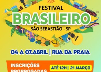 Prefeitura de São Sebastião prorroga as inscrições para concessão de estandes e espaços na primeira edição do Festival Brasileiro 2024