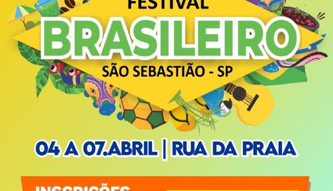 Prefeitura de São Sebastião prorroga as inscrições para concessão de estandes e espaços na primeira edição do Festival Brasileiro 2024