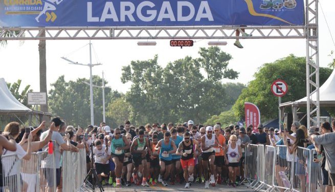 Mais de 700 atletas disputam Corrida do Aniversário de São Sebastião