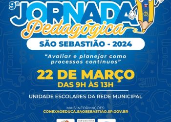 Prefeitura de São Sebastião promove 9ª edição da Jornada Pedagógica nesta sexta-feira