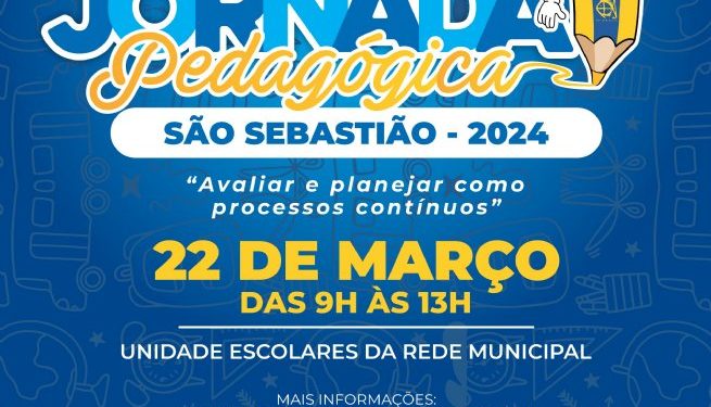 Prefeitura de São Sebastião promove 9ª edição da Jornada Pedagógica nesta sexta-feira