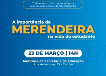 Merendeiras da rede municipal passam por capacitação neste sábado