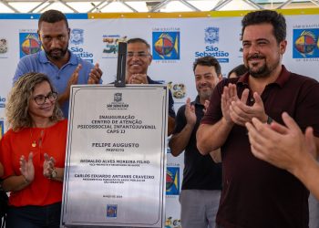 Prefeito Felipe Augusto inaugura moderno Centro de Atenção Psicossocial Infantojuvenil em São Sebastião