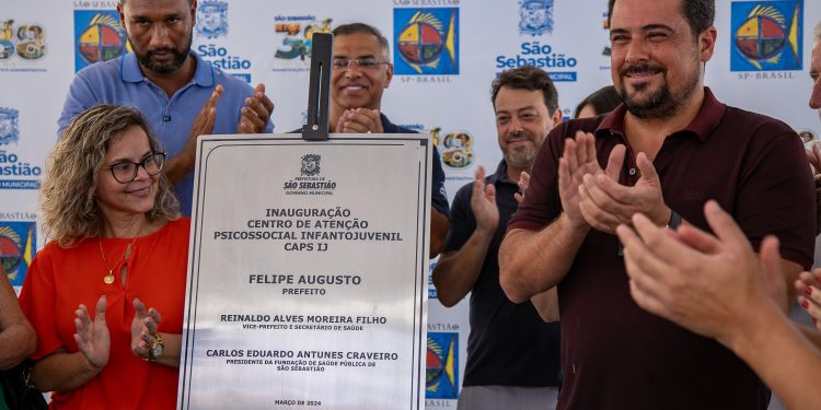Prefeito Felipe Augusto inaugura moderno Centro de Atenção Psicossocial Infantojuvenil em São Sebastião