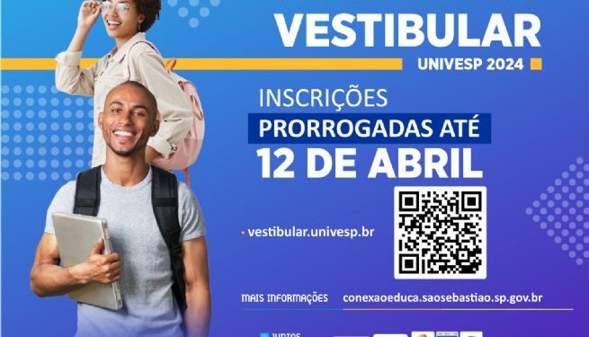 Inscrições para vestibular 2024 da Univesp são prorrogadas até 12 de abril