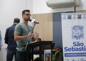 Vice-prefeito de São Sebastião, Reinaldinho Moreira, participa de lançamento de programa municipal com a oferta de mais de 10 mil vagas