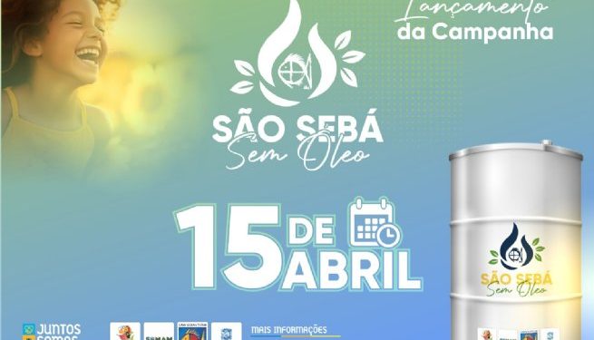 Programa São Sebá Sem Óleo inicia atividades em escolas do município
