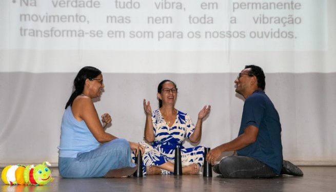 Secretaria da Educação promove formação sobre vivências musicais para professores de arte