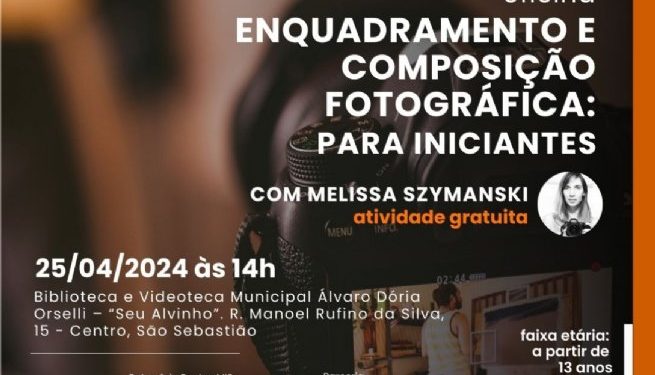 Prefeitura de São Sebastião e Pontos MIS realizam oficina gratuita sobre fotografia