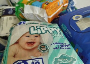 Fundo Social recebe doações de fraldas infantis e geriátricas da Liga Sebastianense de Futsal