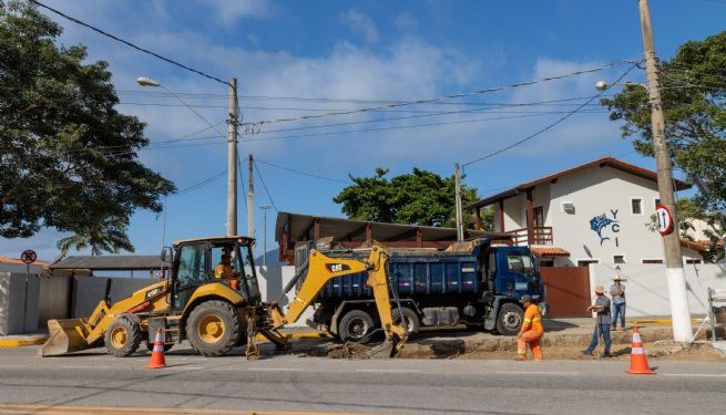 Prefeitura de São Sebastião inicia obra de revitalização do eixo viário entre São Francisco e Topolândia