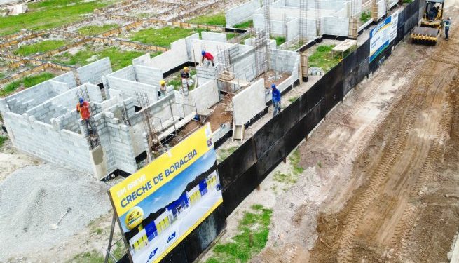 Prefeitura de São Sebastião avança na construção da nova Creche de Boraceia