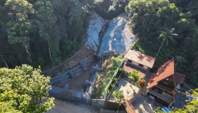 Prefeitura de São Sebastião conclui obras de contenção e drenagem na Estrada do Piavú, em Cambury