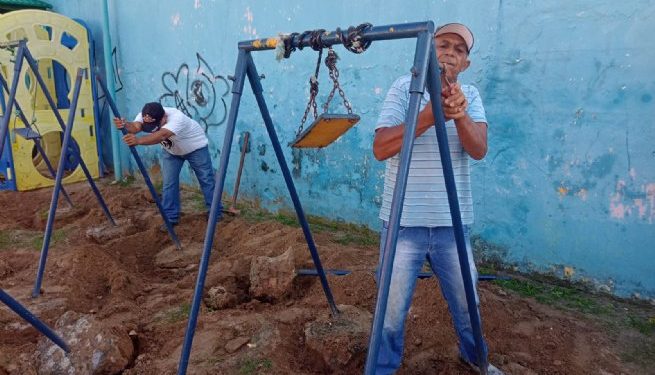 Prefeitura de São Sebastião inicia revitalização de Parquinho e Praça no bairro Topolândia