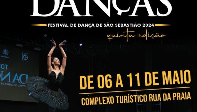 Festival Todas As Danças promete reunir mais de 1.500 bailarinos de 6 a 11 de maio em São Sebastião