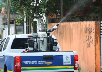 Prefeitura de São Sebastião reforça ações do nebulizador veicular em todo município