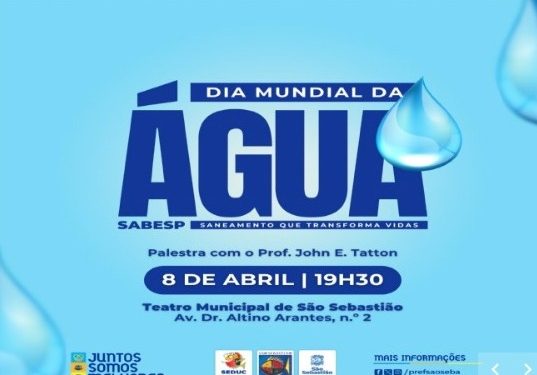 Educação promove palestra sobre importância da água em parceria com a Sabesp