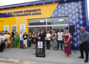 Em marco histórico, prefeito Felipe Augusto e vice-prefeito Reinaldinho entregam a primeira clínica veterinária pública de São Sebastião