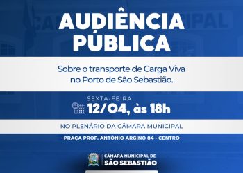 CÂMARA PROMOVE AUDIÊNCIA PÚBLICA SOBRE TRASNPORTE DE ANIMAIS VIVOS NO PORTO