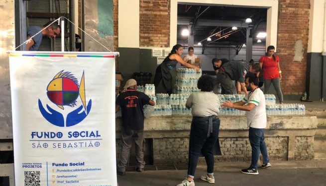 Primeiras doações do Fundo Social de São Sebastião são entregues ao Fundo Social de São Paulo