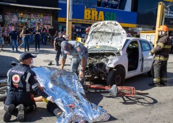 Simulado de acidente em alusão ao Maio Amarelo prepara órgãos de São Sebastião