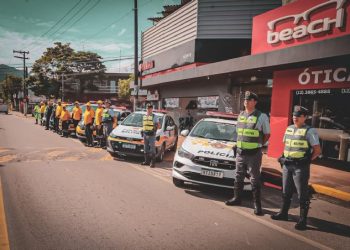 Simulado de acidente em Boiçucanga promove conscientização no Maio Amarelo