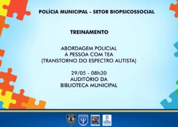 Polícia Municipal de São Sebastião oferece treinamento para abordagem a pessoas com TEA