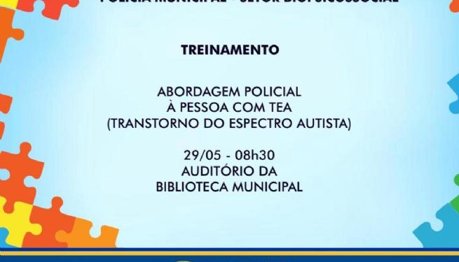 Polícia Municipal de São Sebastião oferece treinamento para abordagem a pessoas com TEA