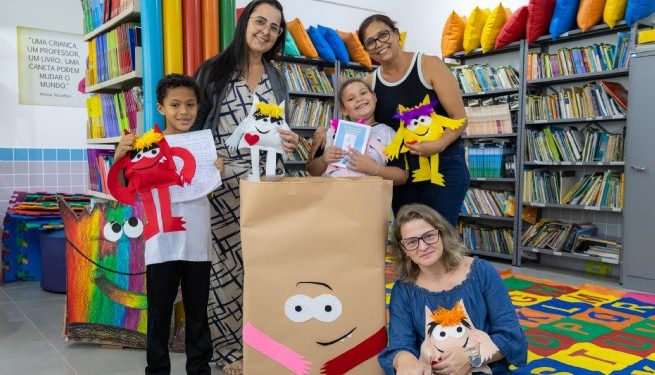 EM Prof.ª Iraydes Lobo Vianna do Rêgo doa pelúcias de apoio emocional para crianças do Rio Grande do Sul