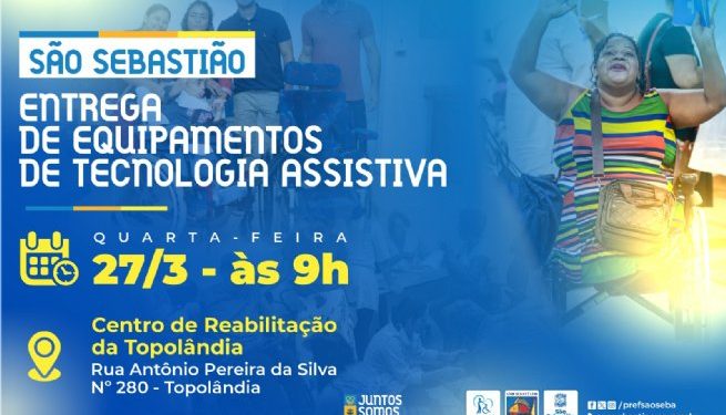 Prefeitura de São Sebastião entrega novos equipamentos de tecnologia assistiva para a população nesta sexta-feira