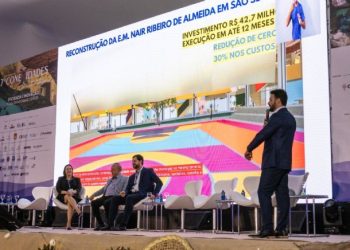 Projetos de escolas inovadoras em São Sebastião são destaque no painel principal do Conexidades