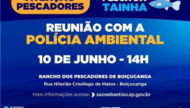 SEMAM realiza encontro com pescadores e Polícia Ambiental para tratar da pesca da tainha