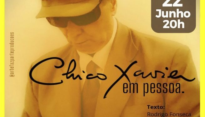 Espetáculo teatral sobre Chico Xavier é apresentado no Teatro Municipal de São Sebastião